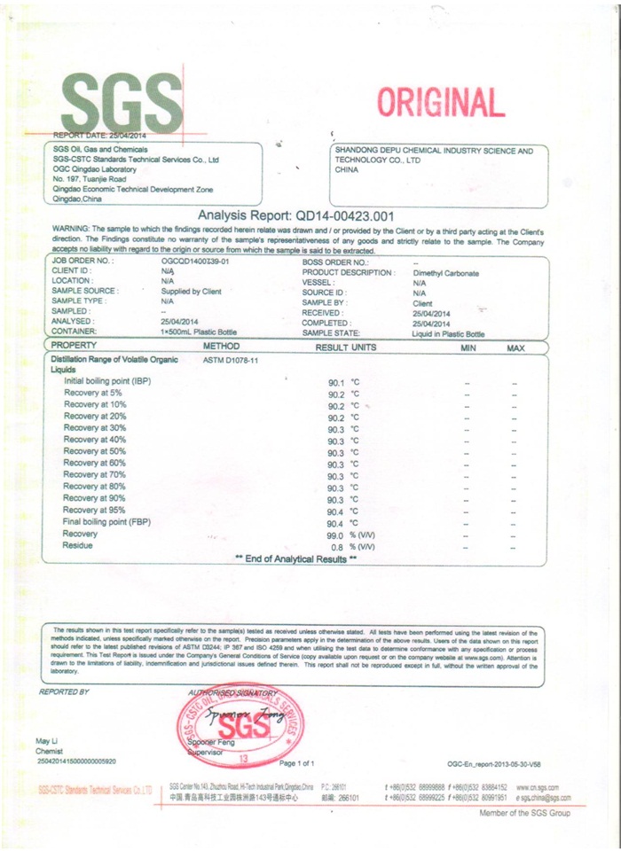 SGS - DMC - IBP TEST